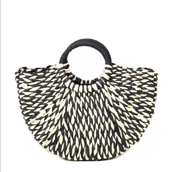 MYKONOS Woven Retro Straw Bag - Picture 2 of 4